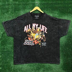 Falling in Reverse All My Life Rock Band Mineral Wash T-Shirt Size 3XL
